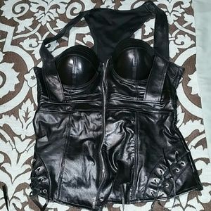 Black sexy corset